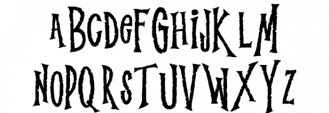 WTF Ghosrain Regular Font LOWERCASE