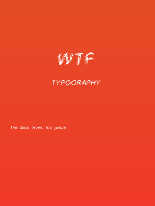 WTF Poster