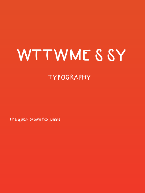 WTTWmessy Poster