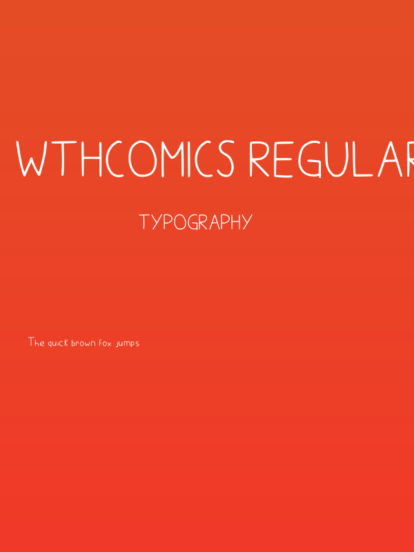 Wthcomics Regular Poster