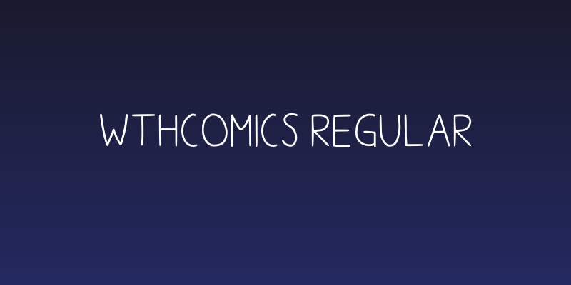 Wthcomics Regular Social Header