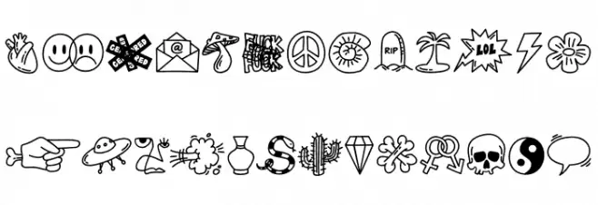 WUSH - Personal Use 字体 大写