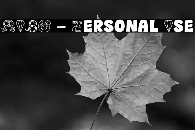 WUSH - Personal Use Font examples