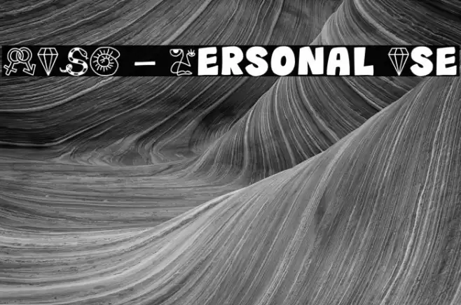 WUSH - Personal Use Font examples