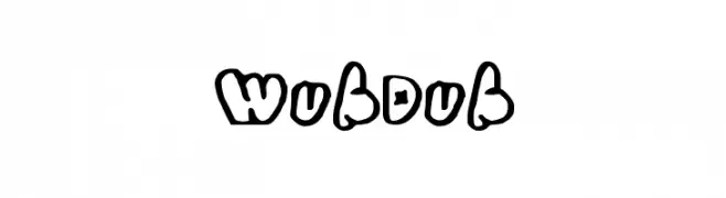 WubDub  Frei Schriftart Herunterladen