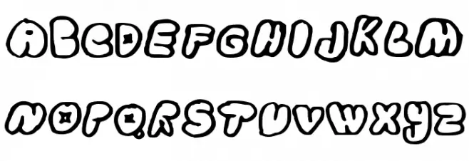 WubDub 字体 大写