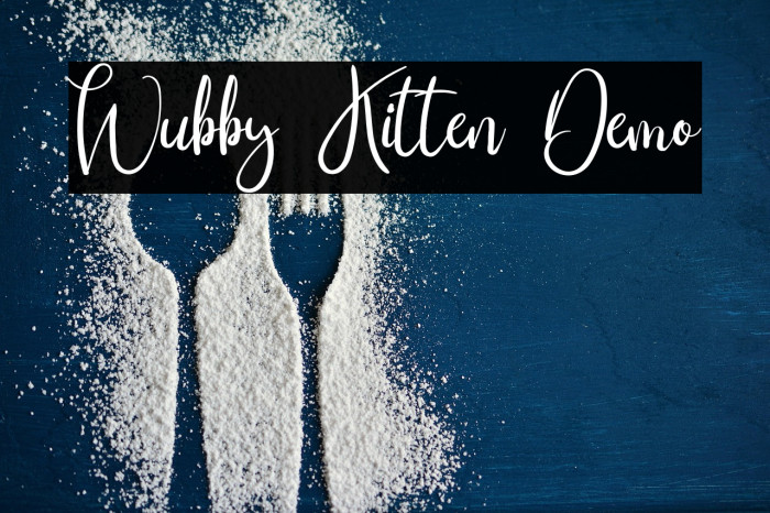 Wubby Kitten Demo Example 1