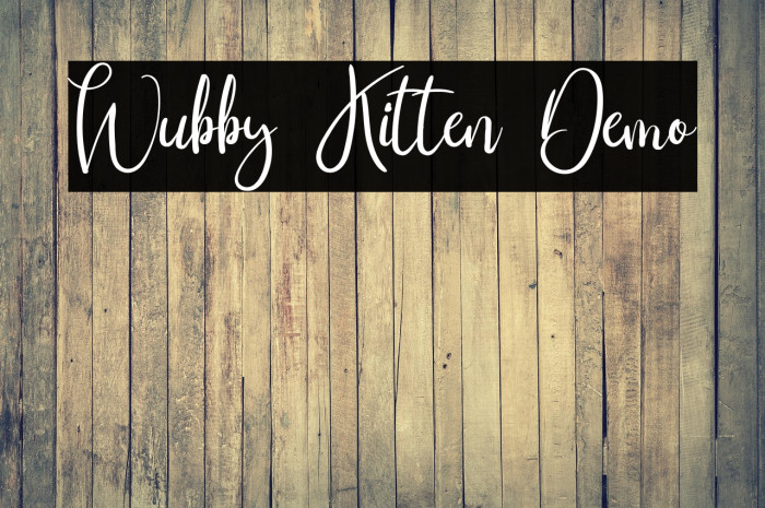 Wubby Kitten Demo Example 3