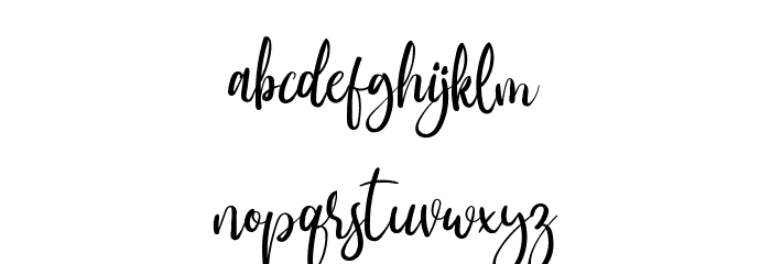 Wubby Kitten Demo Font LOWERCASE