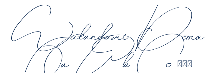 Wulandari Demo Font Preview