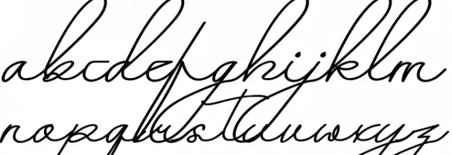 Wulandari Demo Schriftart Kleinbuchstaben
