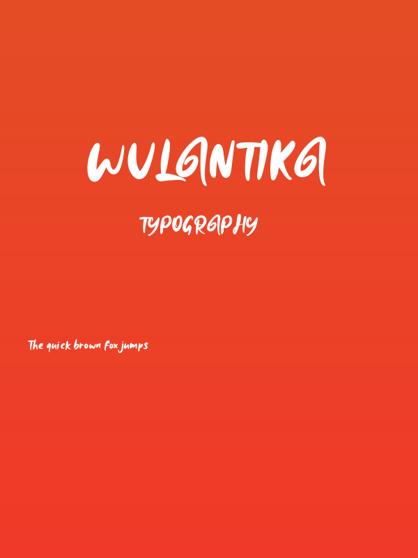 Wulantika Poster