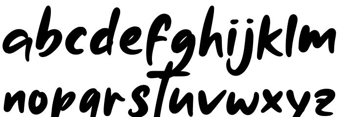 Wulantika Font LOWERCASE