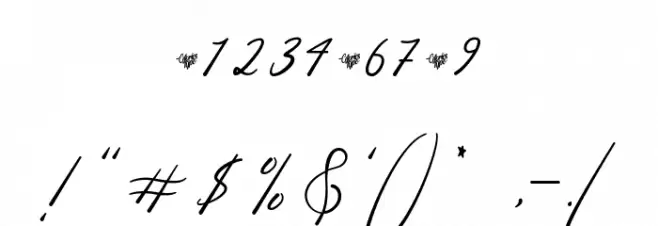 Wulland Font Alte caractere