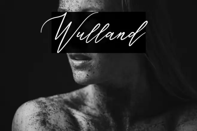 Wulland Font examples