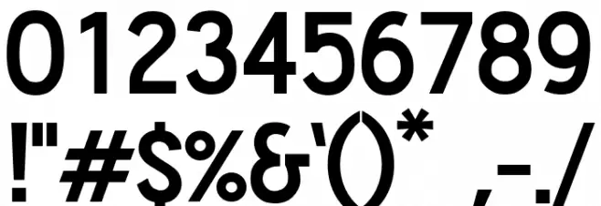 Wumbology Bold Font OTHER CHARS