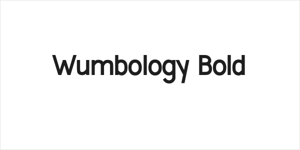 Wumbology Bold Logo