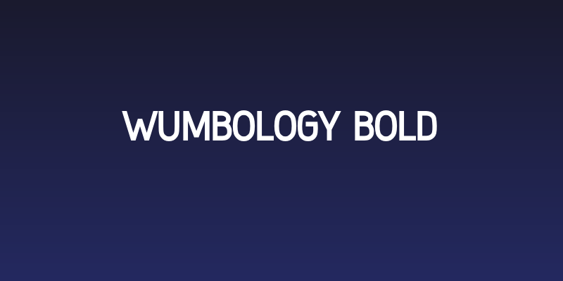 Wumbology Bold Social Header