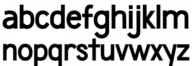 Wumbology Bold फ़ॉन्ट लोअरकेस