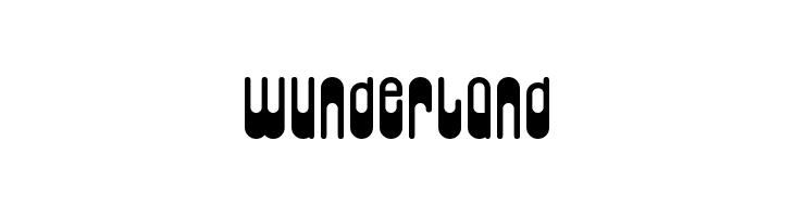 Wunderland  フリーフォントのダウンロード