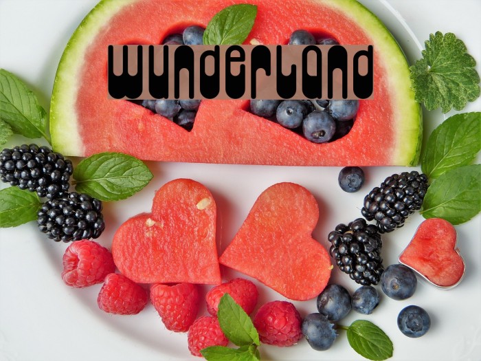 Wunderland Font examples