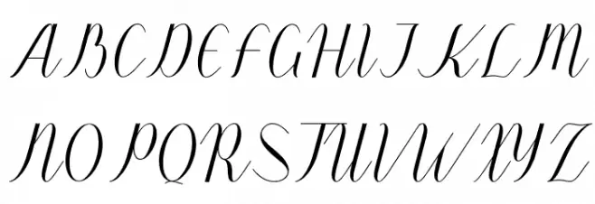 Wunderlust Schriftart Groß