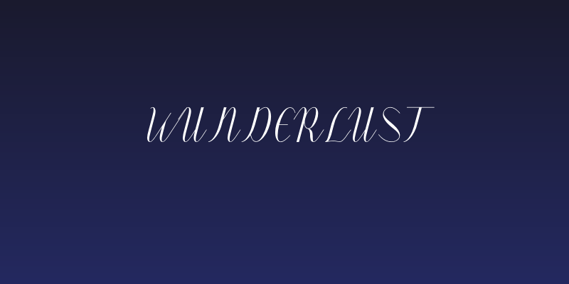 Wunderlust Social Header