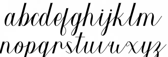 Wunderlust Font LOWERCASE