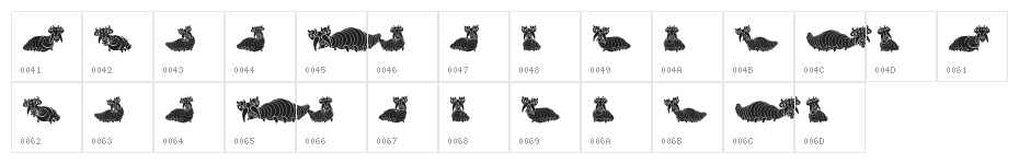 Wurm Regular Character Map