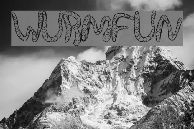 WurmFun Font examples