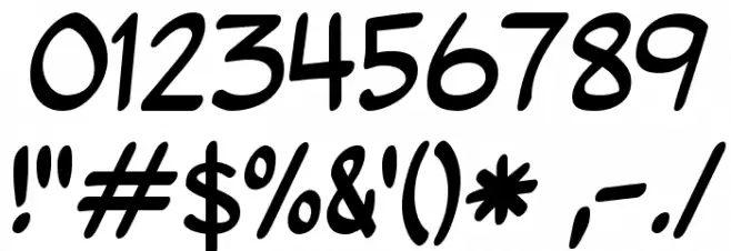 Wurmics Bravado Font OTHER CHARS