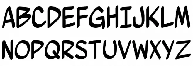 Wurmics Bravo Schriftart Groß