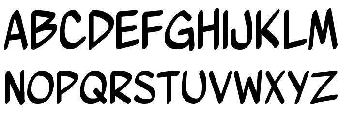 Wurmics Bravo Font LOWERCASE