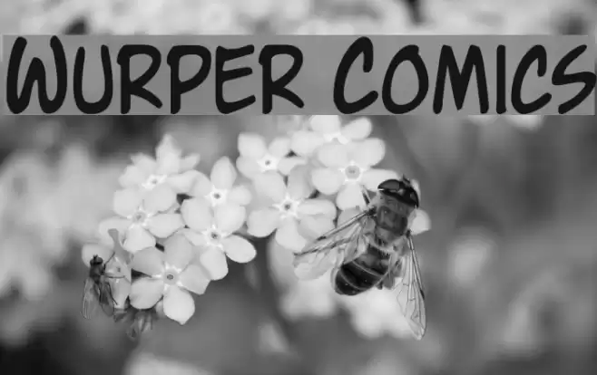 Wurper Comics Font examples