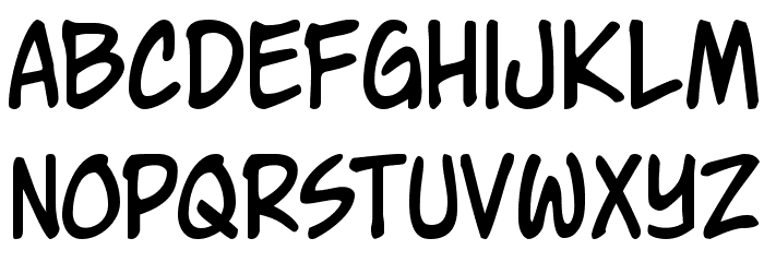 Wurper Comics Font LOWERCASE