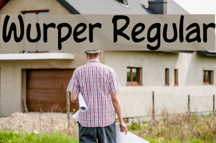 Wurper Regular Font examples