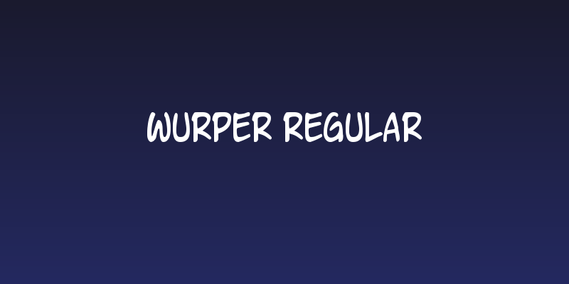 Wurper Regular Social Header