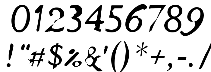 wuestling Font OTHER CHARS