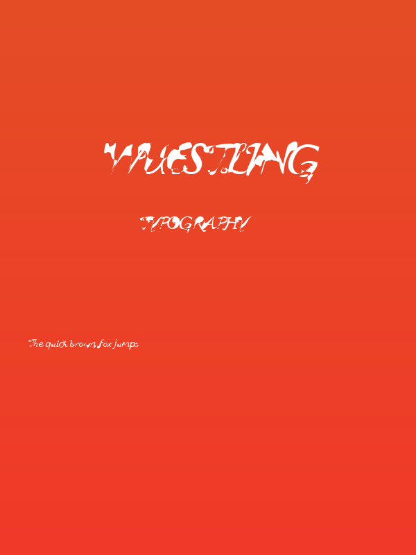 wuestling Poster