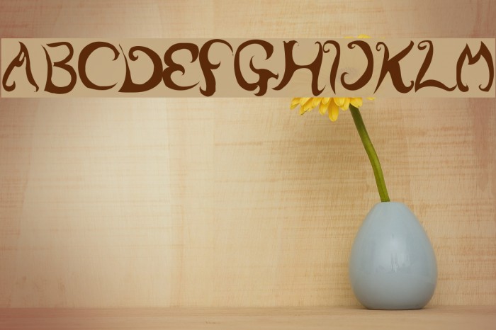 wurly fool Font examples