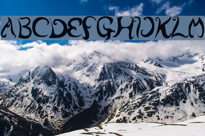 wurly fool Font examples