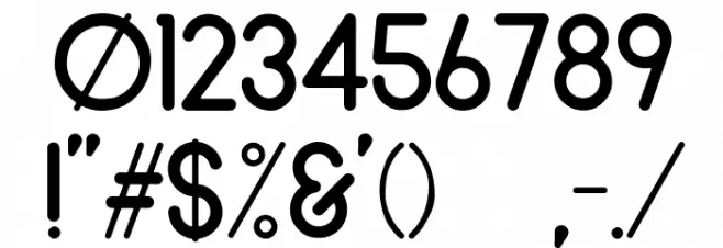 WVelez Logofont Font OTHER CHARS