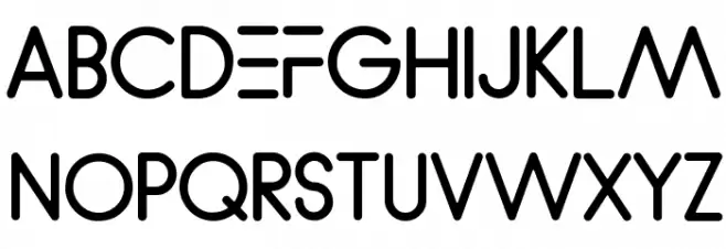 WVelez Logofont 字体 大写