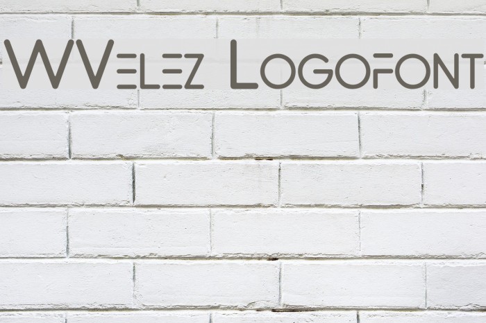 WVelez Logofont Font examples
