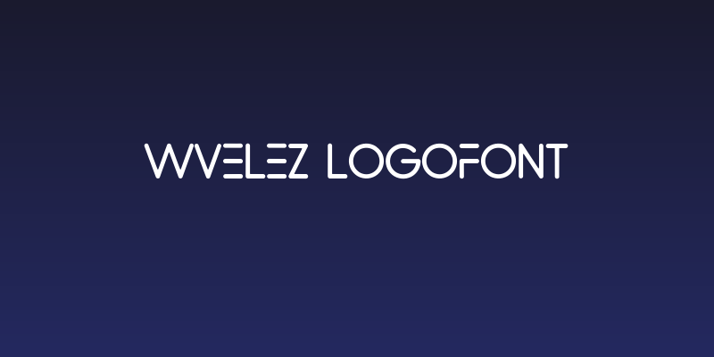 WVelez Logofont Social Header