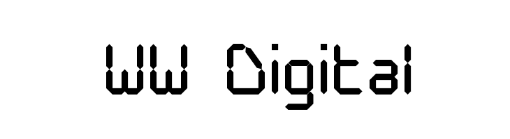 WW Digital  フリーフォントのダウンロード