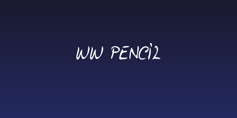 WW Pencil Social Header