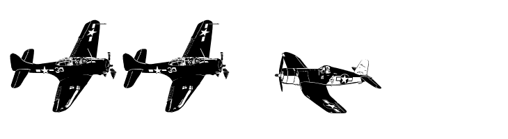 WW2 Aircraft  नि: शुल्क फ़ॉन्ट्स डाउनलोड