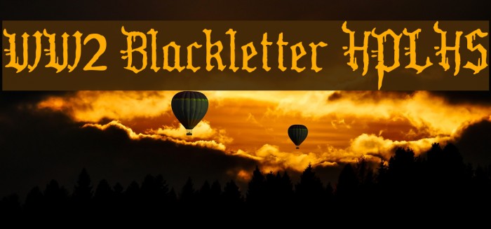 WW2 Blackletter HPLHS Example 3