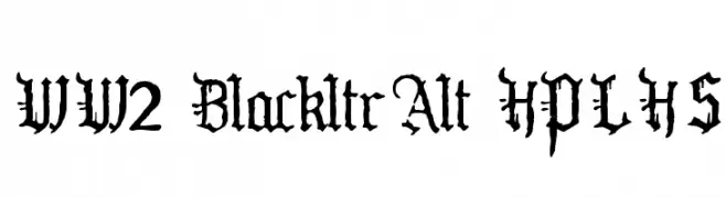 WW2 BlackltrAlt HPLHS  baixar fontes gratis